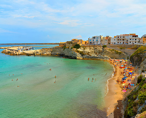 Terrasini Beach of Cala Rossa