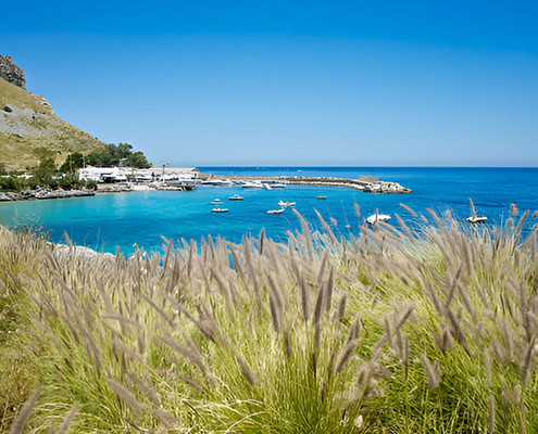 Capo Gallo Reserve, nature and sea spot, beach close to Palermo