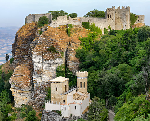 Erice medieval spot upon a mountain