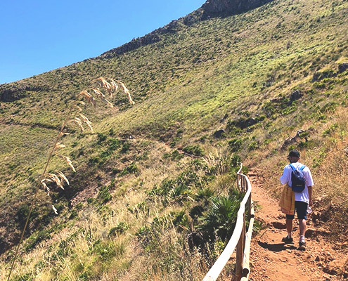 palermo rails and trekking in nature reserve