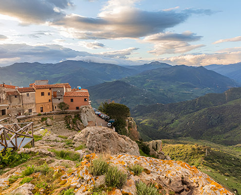 madonie park and mountains view near palermo