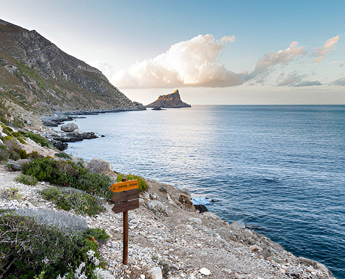 marettimo island close to palermo