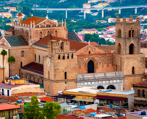 Visit Monreale near palermo, wonderful Cathedral