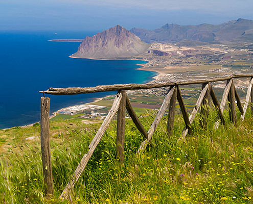 monte cofano nature reserve, walking paths