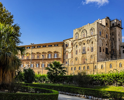 Norman's Palace or Royal Palace, monuments and cultural spots in Palermo