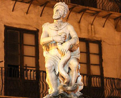 Genius of Palermo, near Piazza Rivoluzione