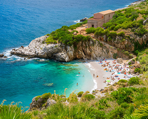 Beaches in Zingaro Nature Reserve, best sea spots