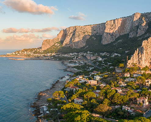 Addaura Gulf near Mondello and Palermo