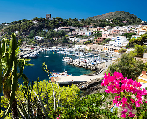 ustica island, very close to palermo