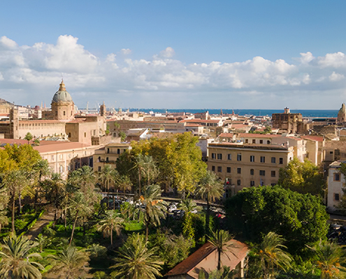 View of the city of Palermo